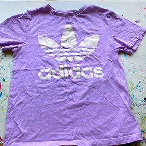 Girls light purple Adidas shirt